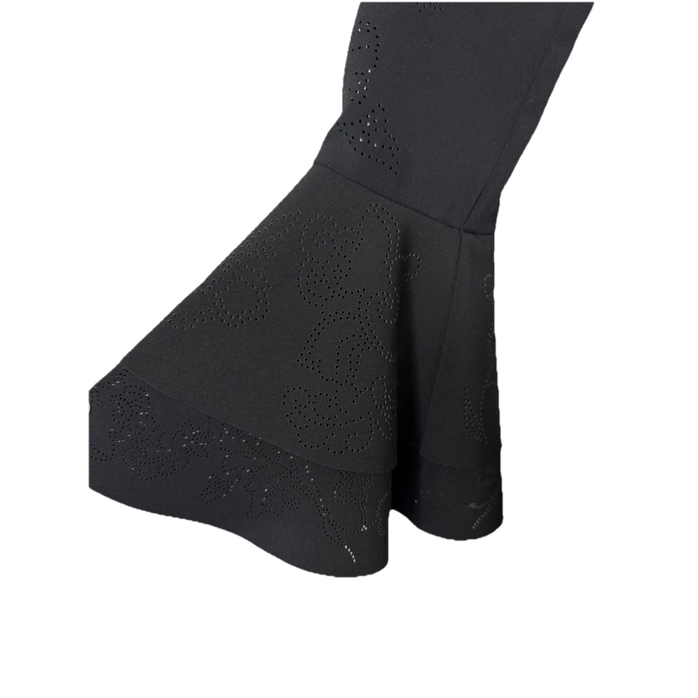 Parker Women’s Flare Sleeve Little Black Dress Size 6, Classy Cocktail Stretch - Picture 4 of 7